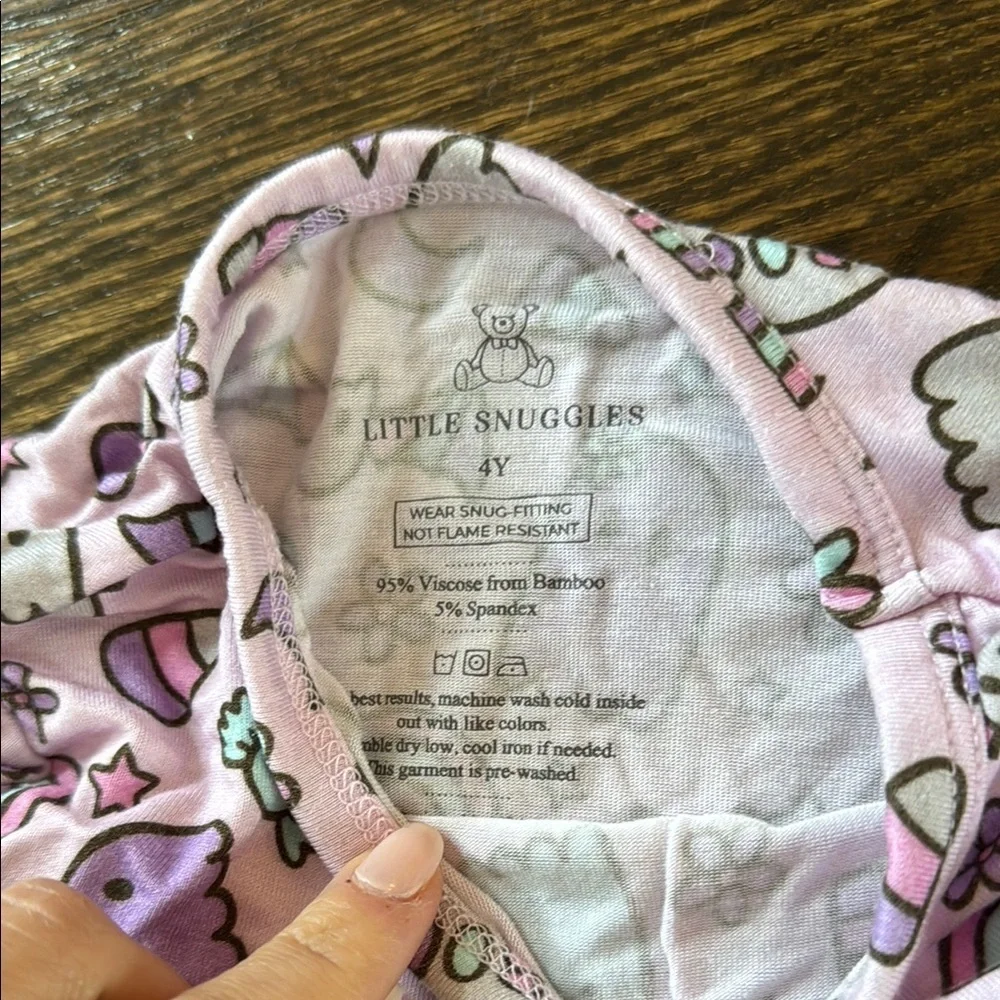 Pastel Ghost and Rainbow Bamboo Pajama Set